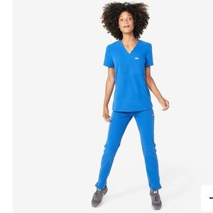 Figs Yola Style Scrub Pant - Royal Blue - S